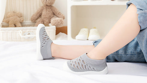 baby-first-walkers-gray Grookz Shoes - Sophia's Style-2